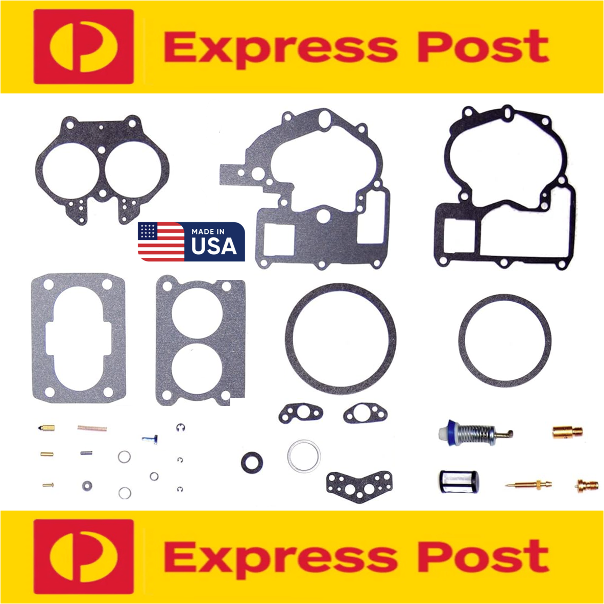 CARBURETTOR REPAIR KIT FITS MERCRUISER ROCHESTER MERCARB MARINE 3.0L 5.0L 5.7L