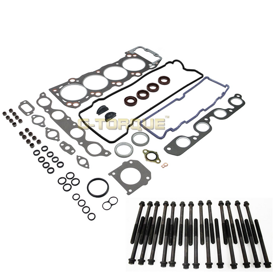 VRS HEAD GASKET SET/KIT+HEAD BOLTS FOR TOYOTA TARAGO TCR10 TCR11 2.4L 2TZ  2TZFE