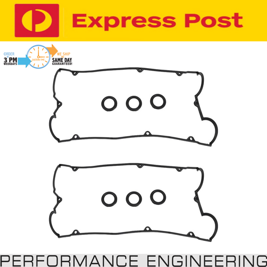 2x Rocker Valve Cover Gasket Kit for Mitsubishi FTO 94~97 V6 6A12 2.0L 24v DOHC