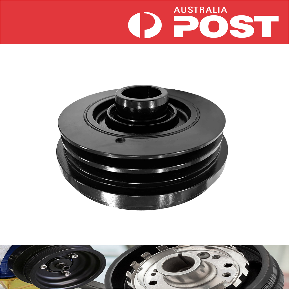 LandCruiser HDJ100 1HD T 4.2 Diesel Crankshaft Harmonic Balancer Pulley