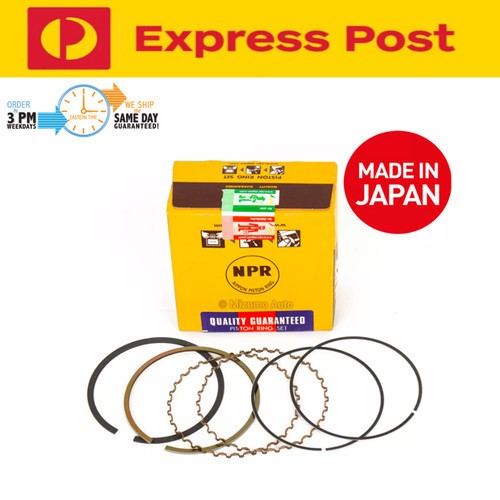 Nippon Japan Chrome Piston Rings stock bore size for Toyota 2AZ-FE 2.4 4-Cyl
