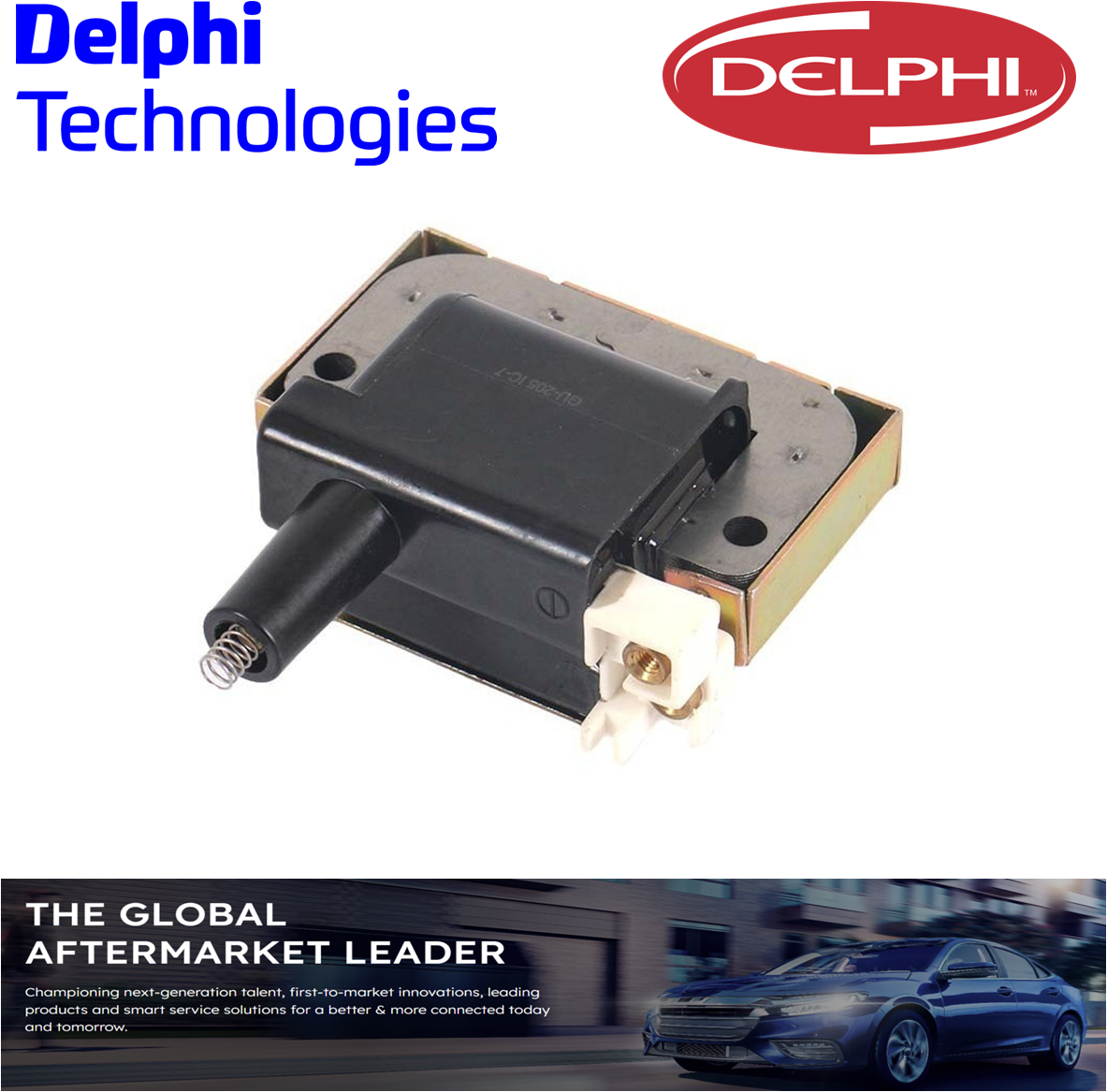 DELPHI Ignition Coil fits Honda Civic EG 1.5L 1.6L D15 D16 93 94 95 96 97 98 99