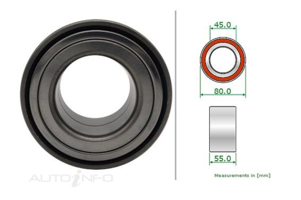 FAG Rear Wheel Bearing for Nissan Navara D23 YS23DDT 2.3L 15-20 Diesel