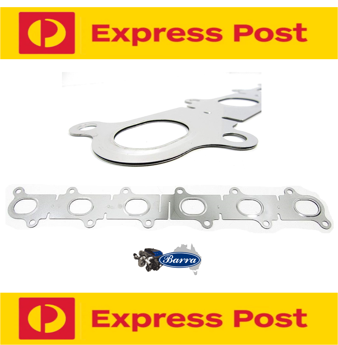 EXHAUST MANIFOLD GASKET FOR FORD FALCON BA BF FG XR6 4.0L INC TURBO 2002-ON