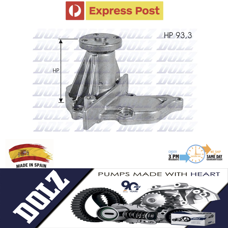 DOLZ Water Pump for Ford Fiesta WP WQ 1.6L FJYA Engine 2001-2008