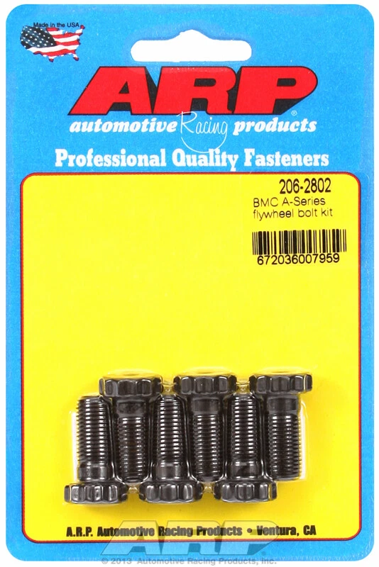 ARP Flywheel Bolt Kit fits Holden 6cyl 186 202 Red Blue Black 3/8-24 x .900"