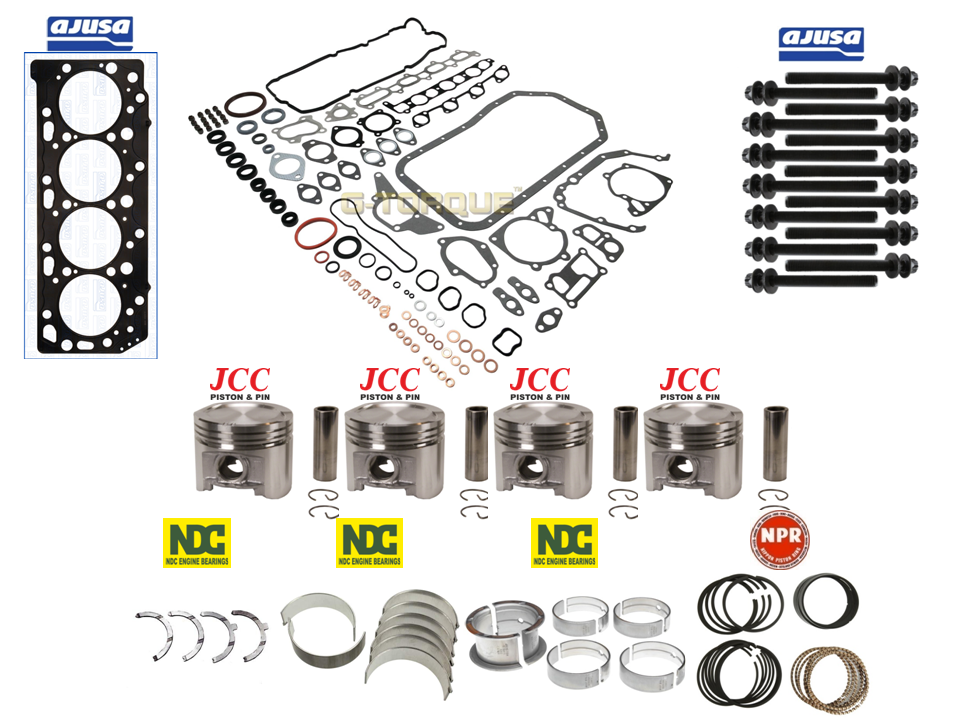 Full Engine Rebuild Kit for Mazda 3, 6, CX-5 (Pistons,Rings,Bearings,Gaskets)
