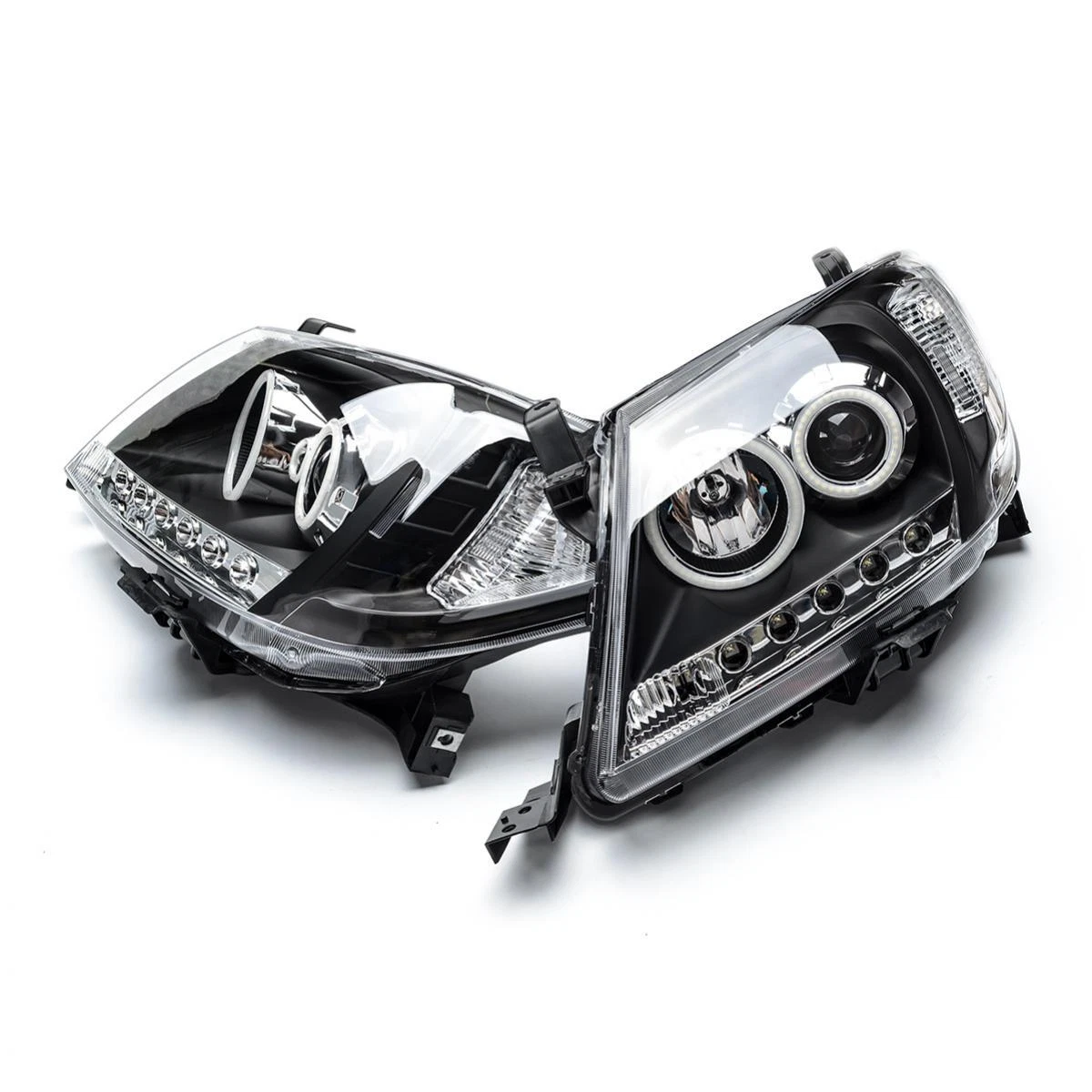 Performance Headlight  Set In Black  For Toyota Hilux TGN/KUN/GGN (2005-2011)