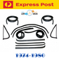 Ford F100 F250 F350 Door Window Vent Seal Bailey Channel Weather Strip Set 74-80