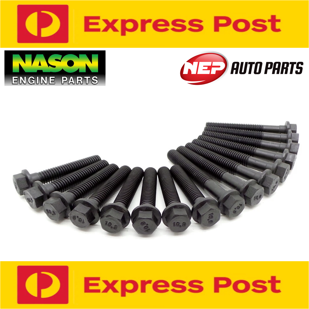 NASON HEAD BOLT KIT V6 ECOTEC 3.8L MOTOR [HOLDEN VS-VT-VU-VX-VY COMMODORE/UTE]