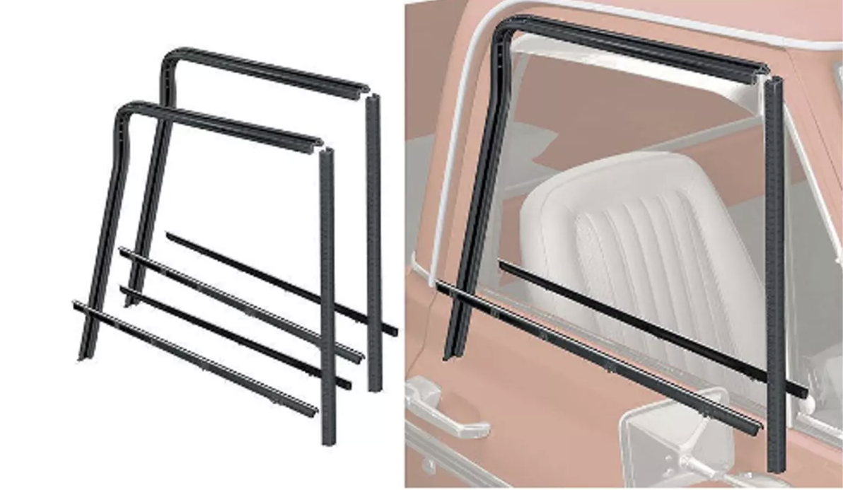 Ford F100 F250 F350 Door Window Seal Bailey Channel Weather Strip Full Set 74-80