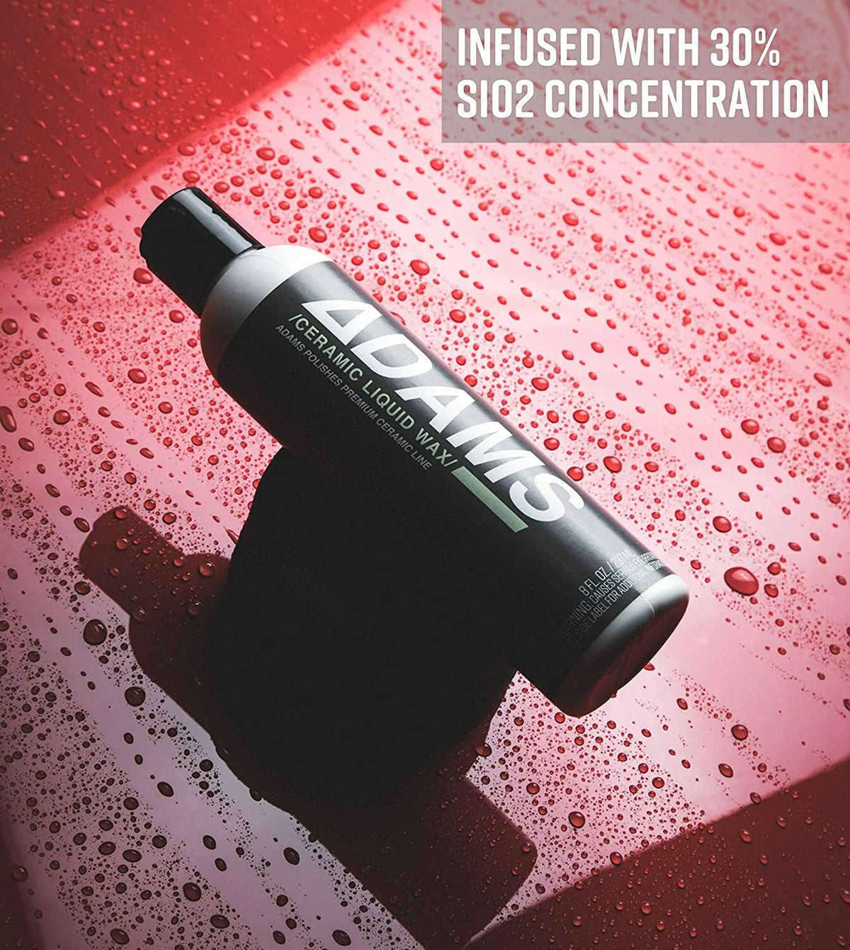 Adam’s Ceramic SIO2 Infused Hydrophobic Liquid Wax & Applicator MADE IN USA