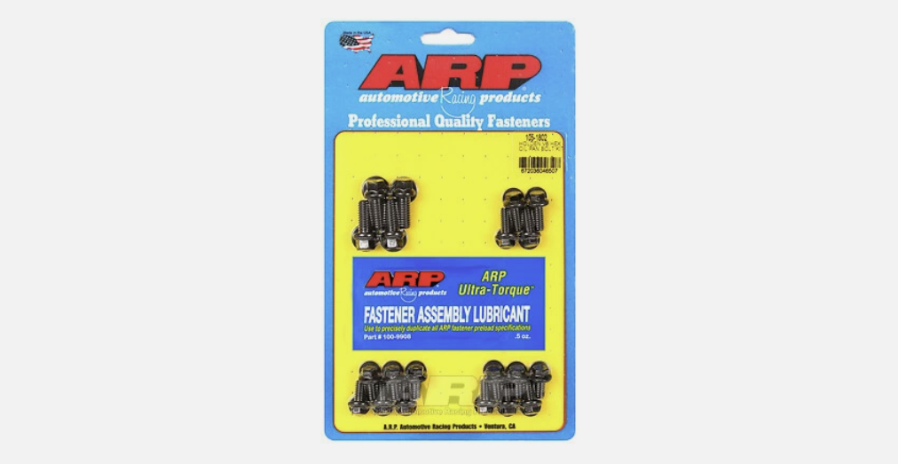 ARP Oil Pan Sump Bolt Kit Hex Head Black Oxide fits Holden V8 253 308 105-1802