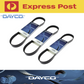 DAYCO Fan Belt Kit for Mitsubishi NL Pajero 3.5L 6G74 08/97-01/99 3.5