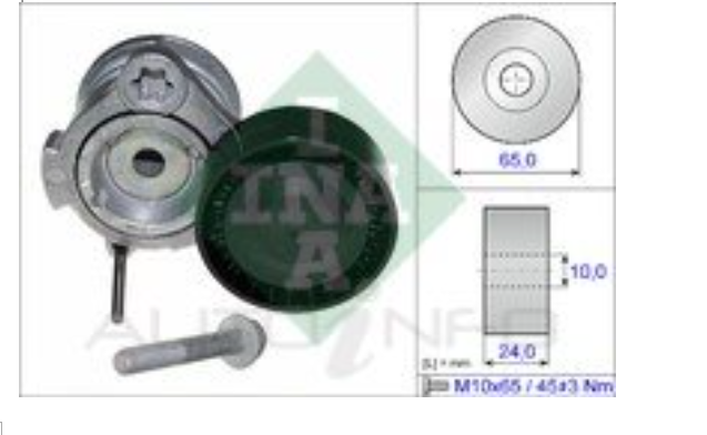 Drive Belt Tensioner Assembly for Holden Captiva CG 2.0L Diesel Z20S1 07-10