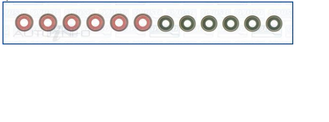 AJUSA Valve Stem Oil Seal Set for Volkswagen Amarok 2H 3.0L DDXC 16-22 Diesel