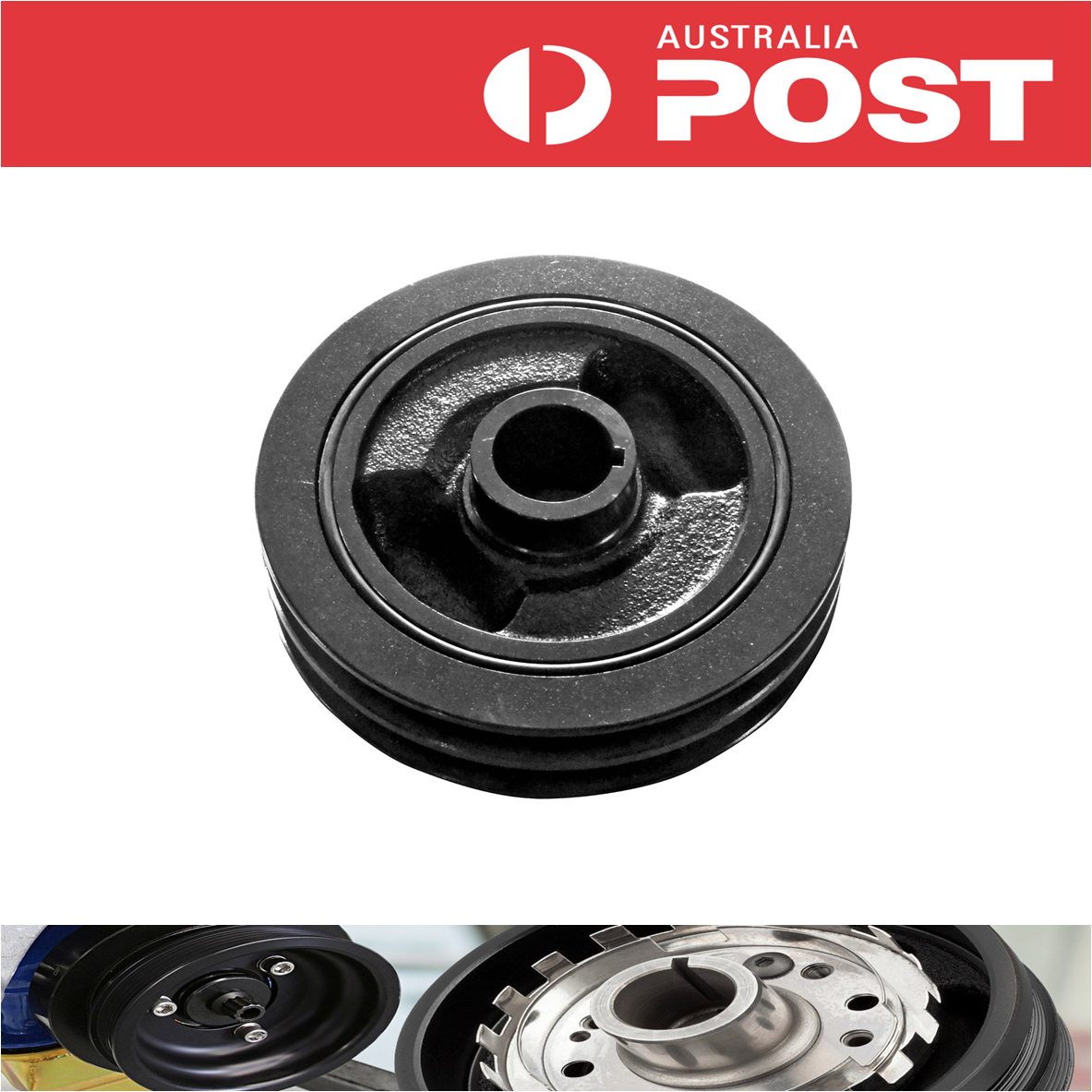 Prado LJ95 Regius Ace LH123 LH103 3L Crankshaft Harmonic Balancer Pulley