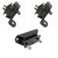 Front + Rear Engine Mount Kit for Holden Rodeo R9 TF TFR55 TFS55 2.8L 4Cyl 97-03