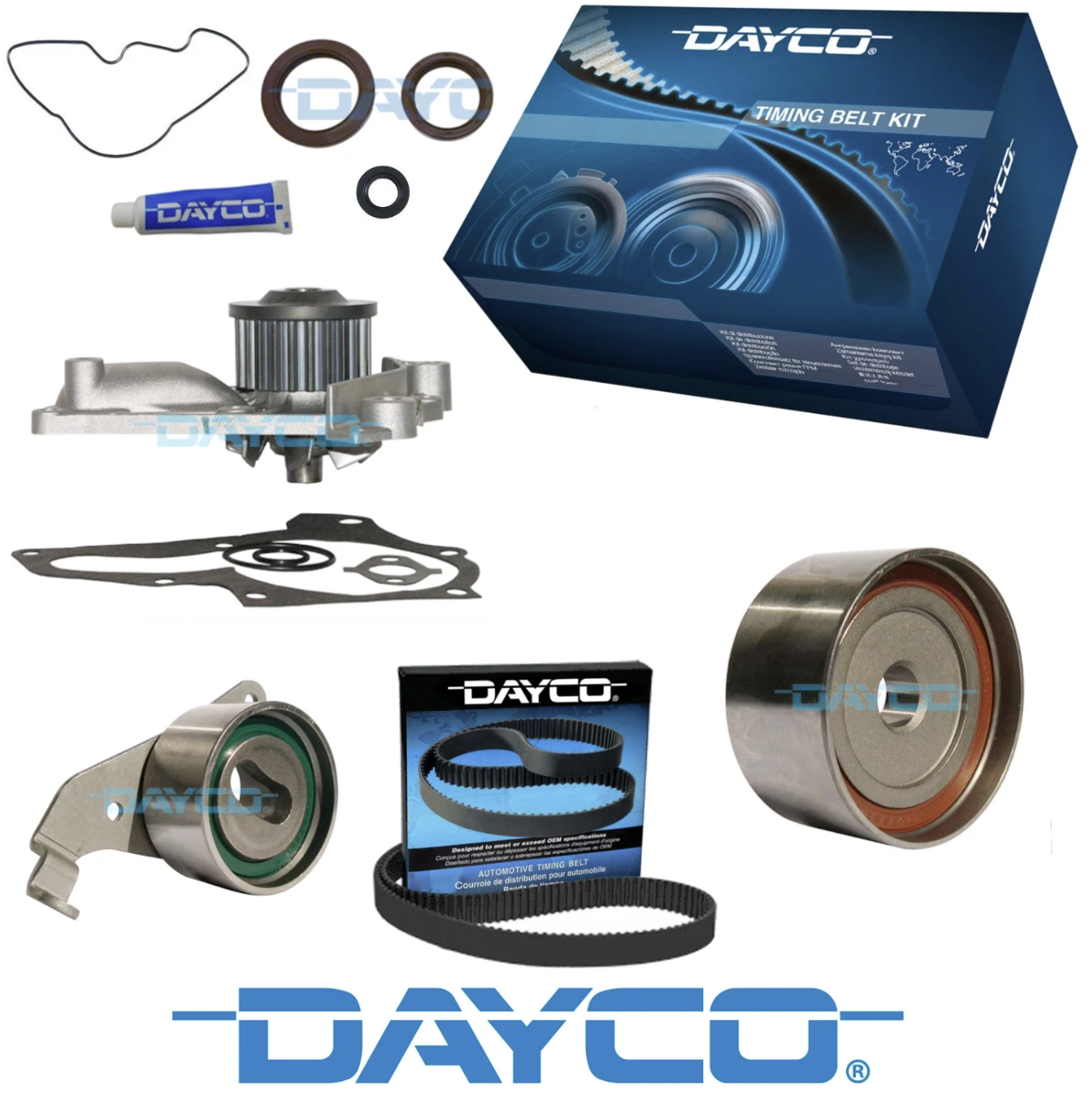 DAYCO TIMING BELT KIT & WATER PUMP for Toyota Celica ST184 ST204 2.2L (5SFE)