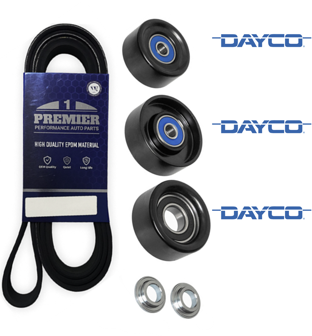 Drive Belt Pulley Kit for Toyota Landcruiser Prado 150 Series KDJ 1KD 3.0 Diesel
