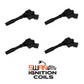 Set of 4 Swan Ignition Coil for Audi A1 A3 A4 Q2 Q3 1.4L TFSI E-Tron