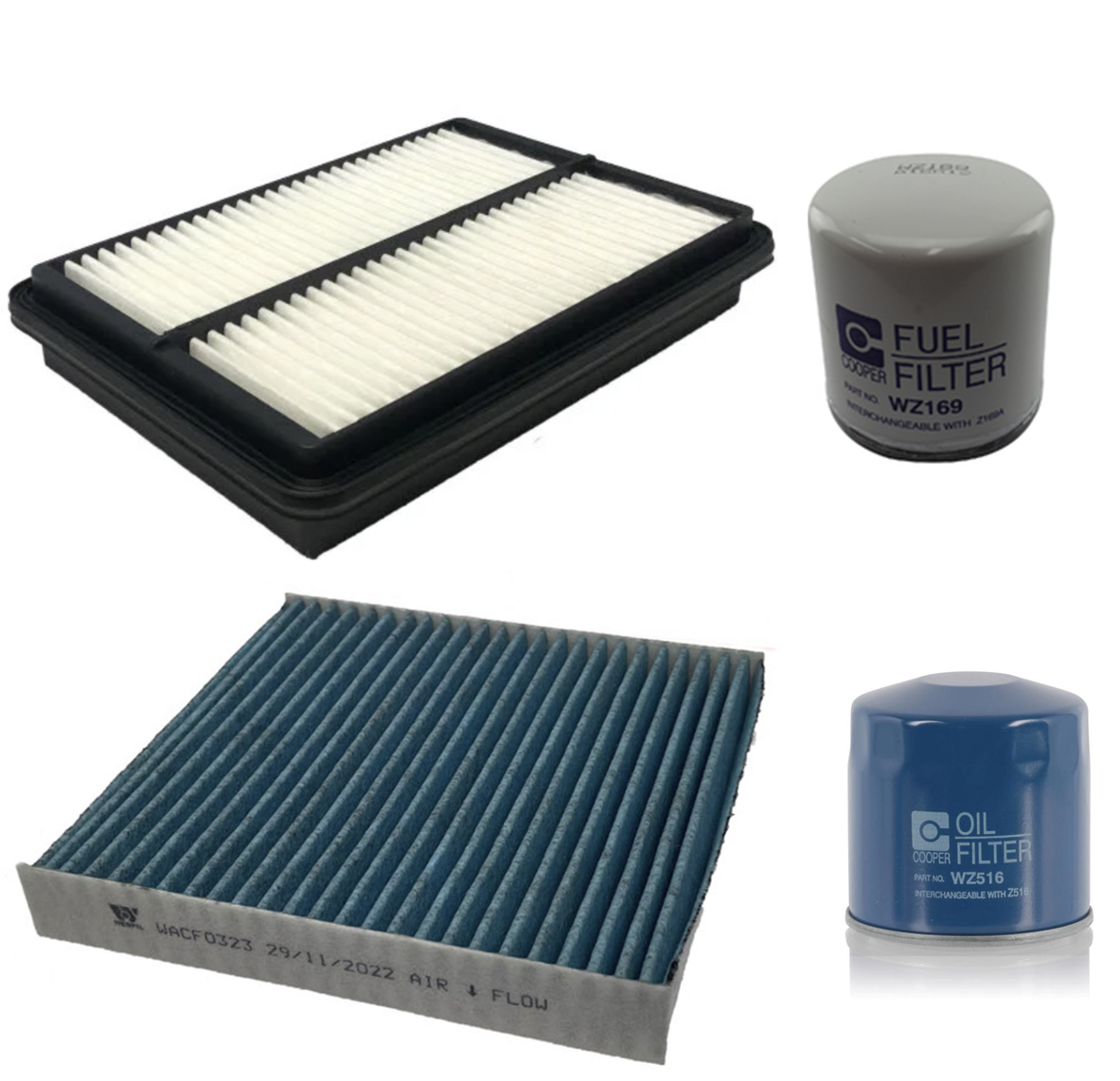 Air Oil Fuel Cabin FILTER KIT for Great Wall Steed NBP GW4D20 2L TD 8/16 ON