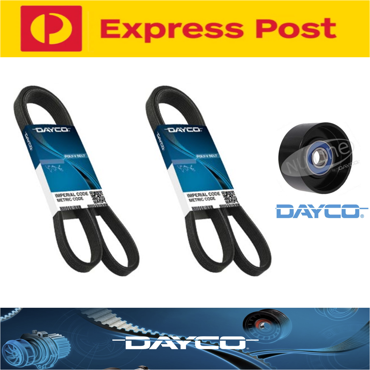 DAYCO Belt & Pulley Kit for Holden Colorado RC Rodeo RA 3.0L 2007-2012