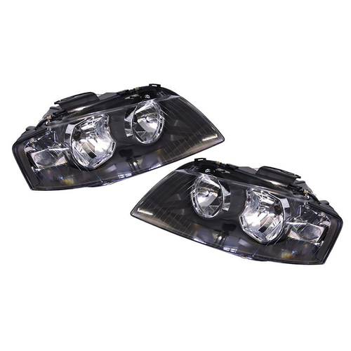 Headlights Pair For Audi A3 8P 2004-2008