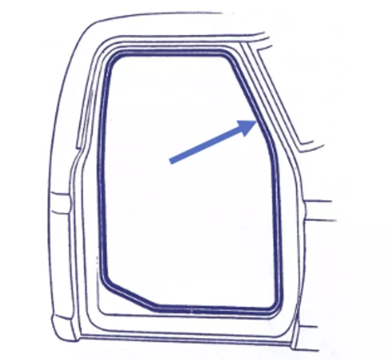 Ford F100 F250 F350 Door Window Seal Bailey Channel Weather Strip Full Set 74-80