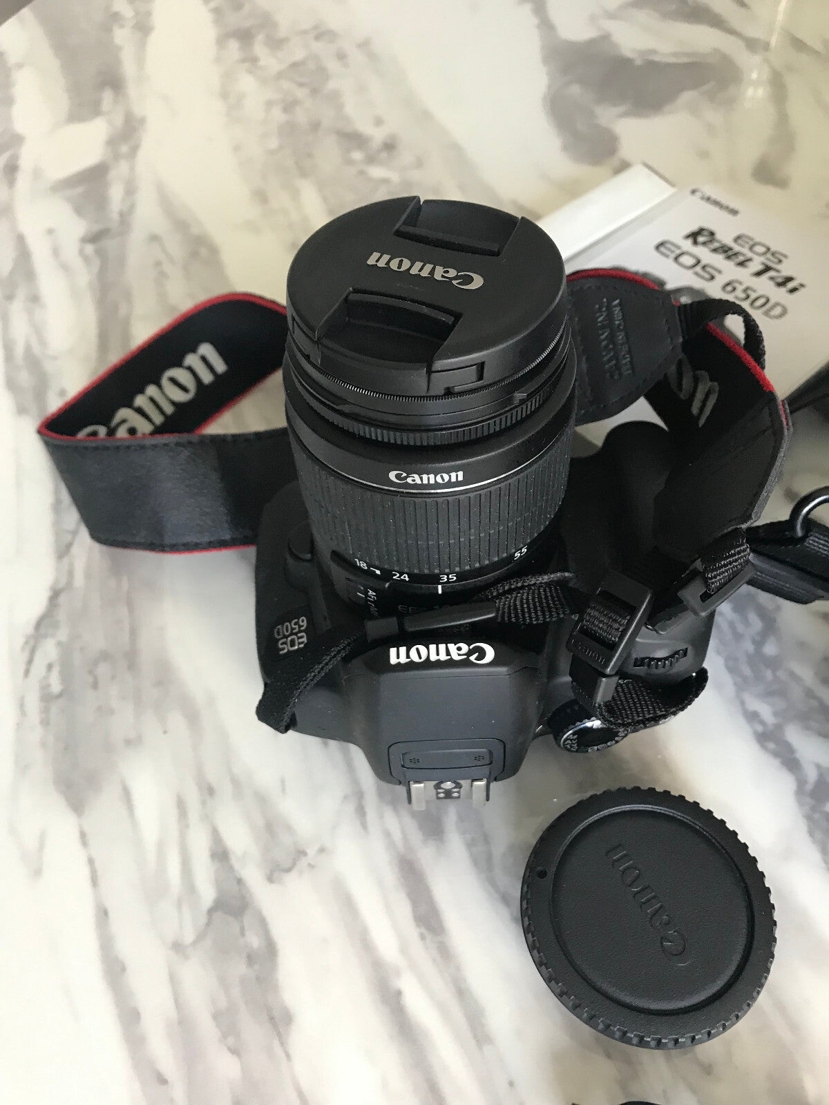 Canon EOS 650D Camera Rebel T4I & All Accessories - Used only a few times