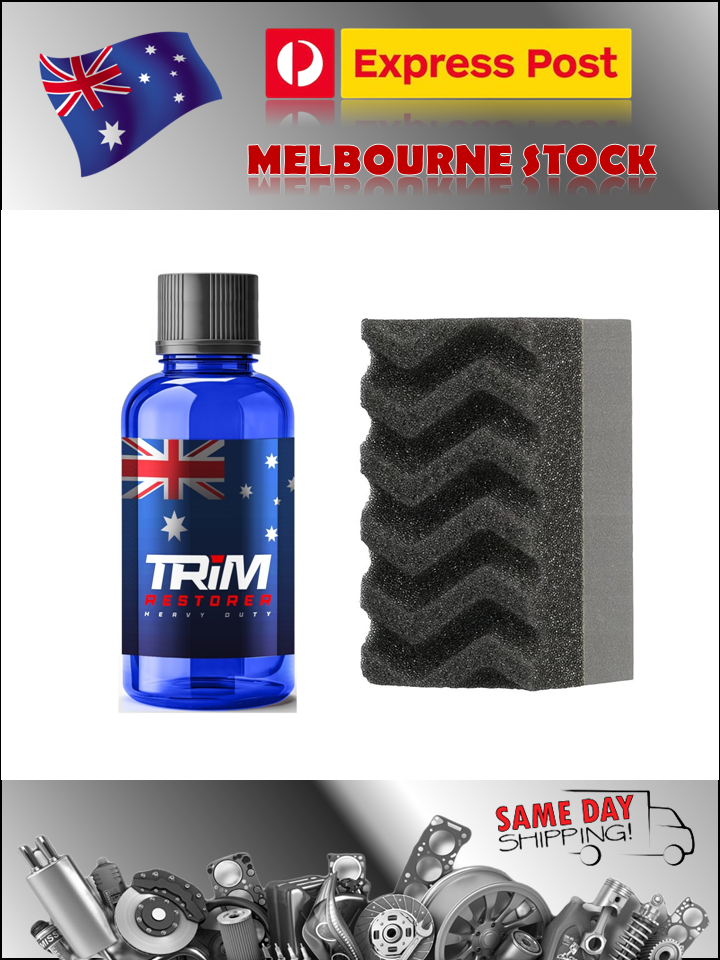 Trim Restorer HEAVY DUTY for Faded Car Automotive Plastic Rubber Bumper Vinyl