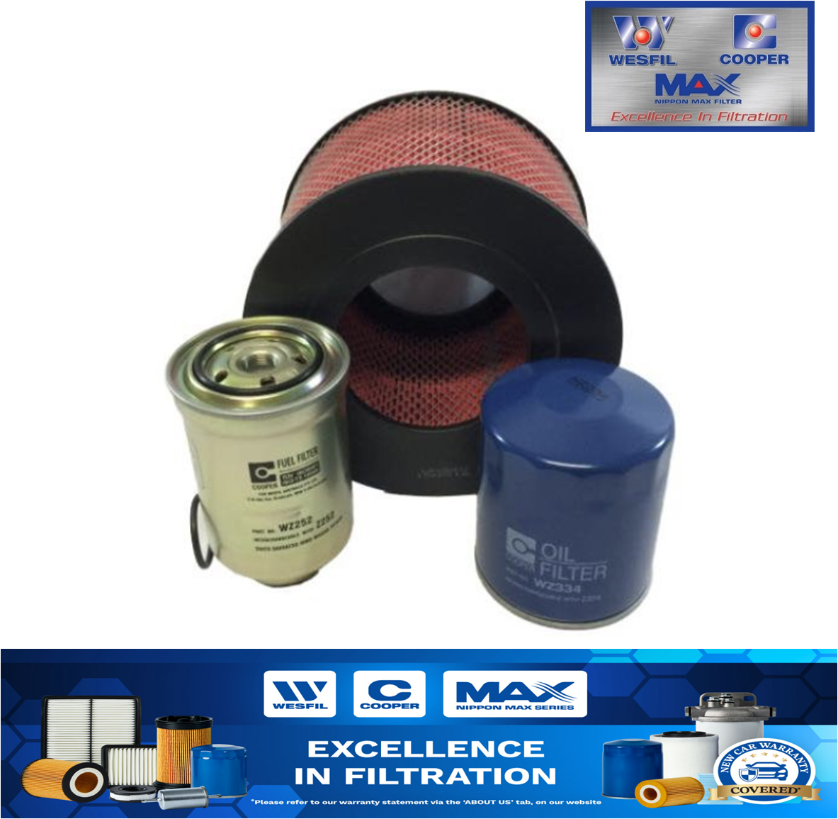 FILTER SERVICE KIT FOR TOYOTA LANDCRUISER 1990-2007