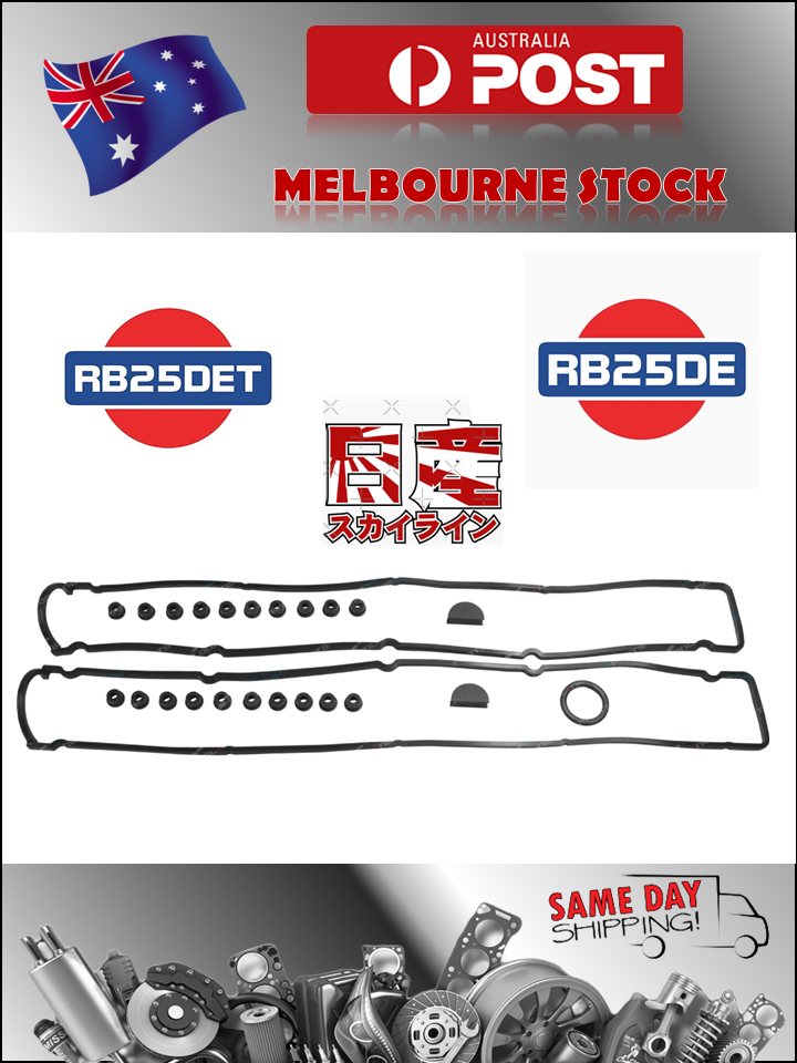 Valve Rocker Cover Gasket Kit for Skyline R33 R34 RB25DET 2.5 RB25DE 1993-2000