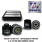 WESFIL Filter Service Kit RSK9 Mitsubishi Triton 2.5L TD ML MN Diesel 4D56 4D56T