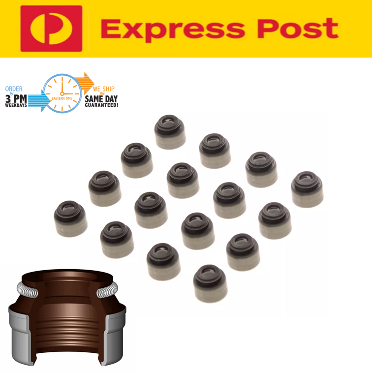 Valve Stem Seal X16 For Mitsubishi 4G94 4G92 4G93 4G64 16v G4GC G4GB G4GF G4GM