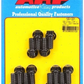 ARP Exhaust Header Bolts 12-Point Black SBC V8 3/8"x0.750" UHL 12-Pack 100-1201