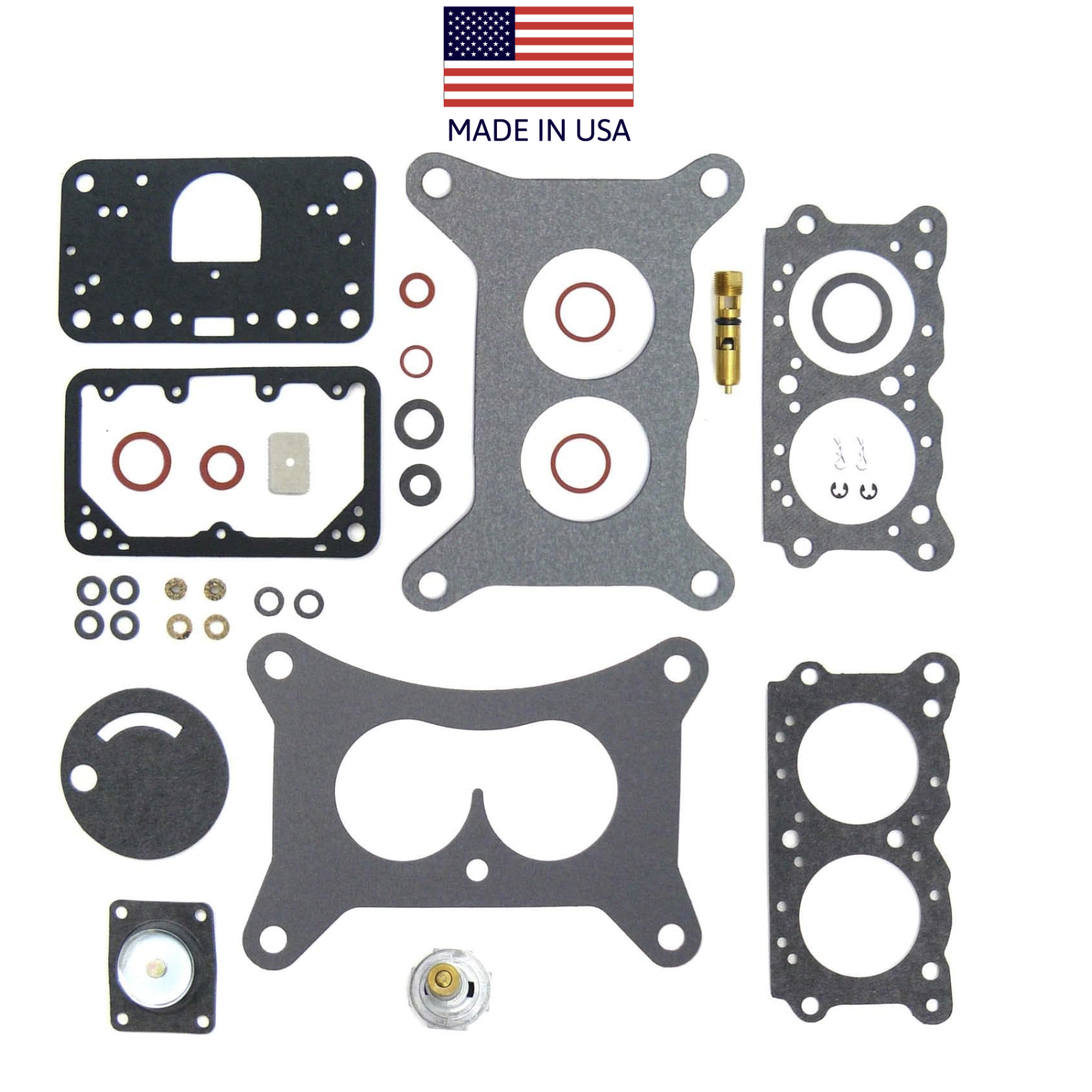 Made In USA Walker Holley 350-500 2BBL Carburetor Rebuild Kit 3-2300QFT