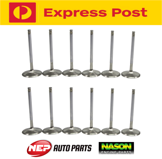 12 X SS INTAKE & EXHAUST VALVE FOR HOLDEN COMMODORE VT VX VY S/C L67 3.8L V6