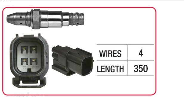 Oxygen Sensor Pre-Cat for Honda CR-V RM K24Z9 2.4L 11/12-06/17
