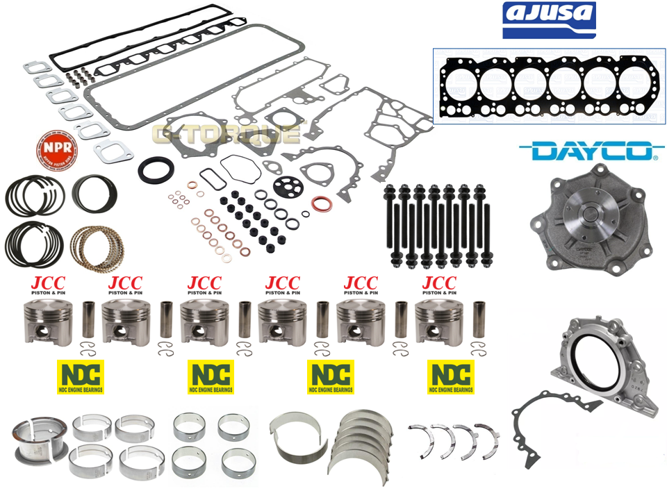 Engine Rebuild Kit for Nissan Patrol GU Y61 4.2L TD42 12/97-2/03 NON TURBO