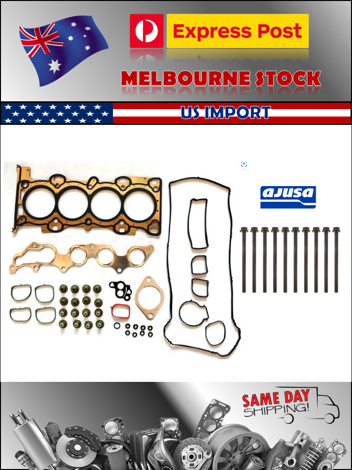 US IMPORT VRS Head Gasket Kit & Bolts for Mazda 3 2.0 06-14 BK BL (LF Engine)