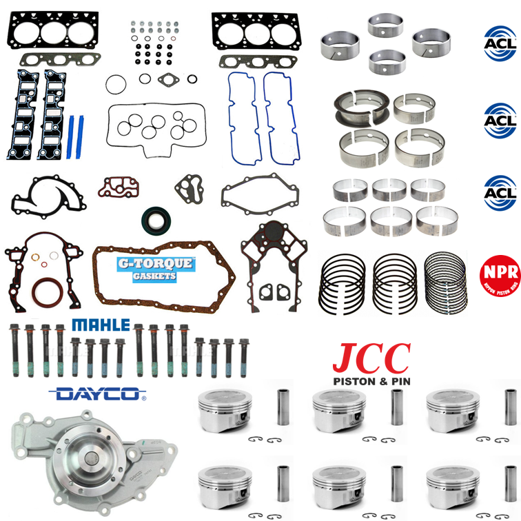 Full Engine Rebuild Kit for Holden Commodore VX VU VY 3.8L V6 ECOTEC 00-7/04
