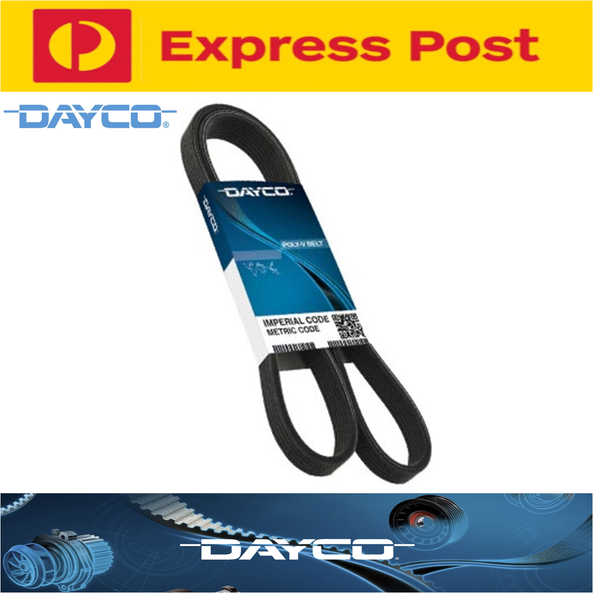 DAYCO Alternator Micro-V Drive Belt for Kia Grand Carnival VQ MPV Magentis MG