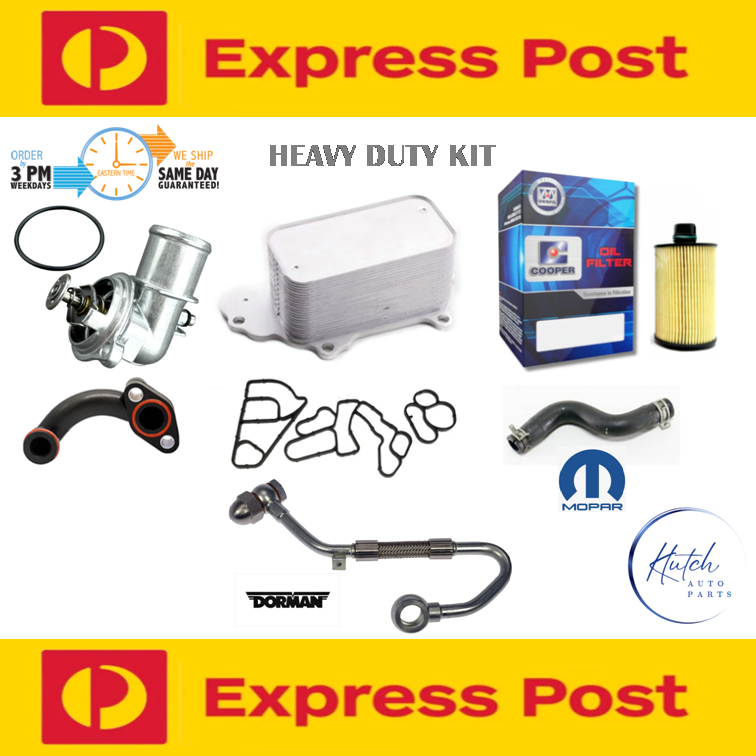 Oil Cooler Thermostat Water ByPass Turbo Coolant Hose for Grand Cherokee WK 3.0D