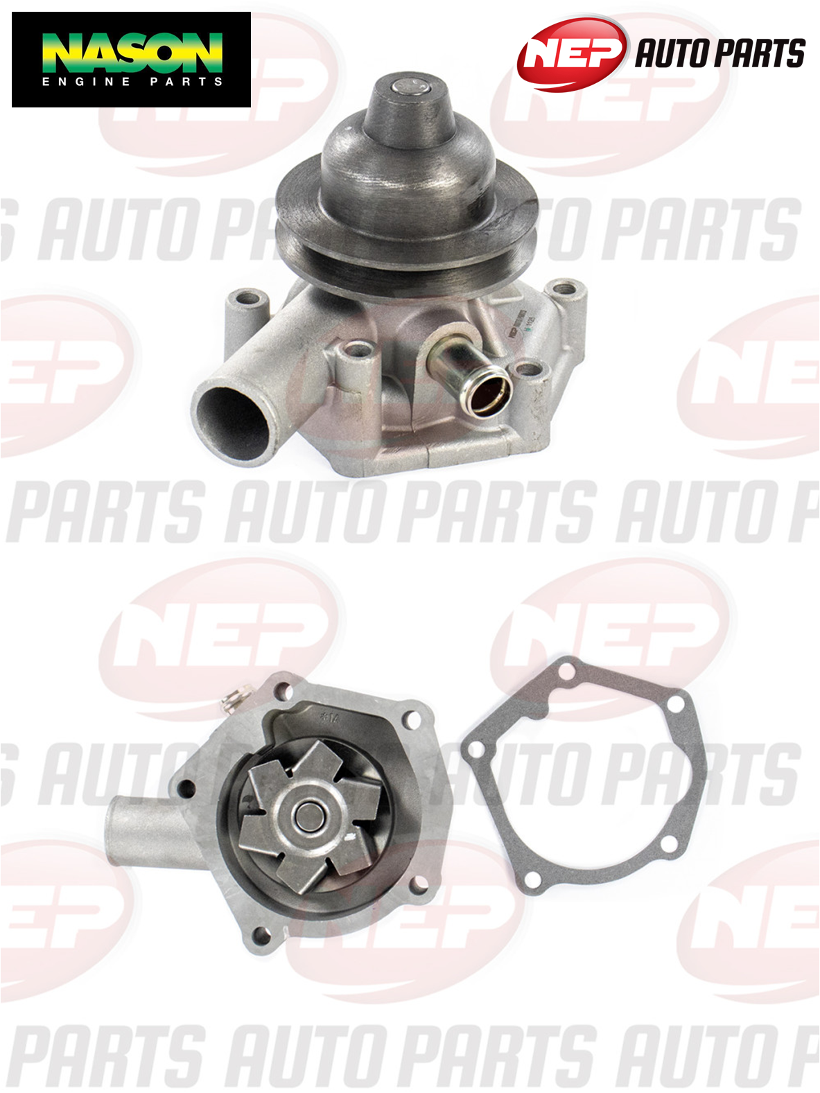 NEP WATER PUMP & GASKET FOR SUBARU EA81 1.8L 8V Brumby UTE 1986-1994