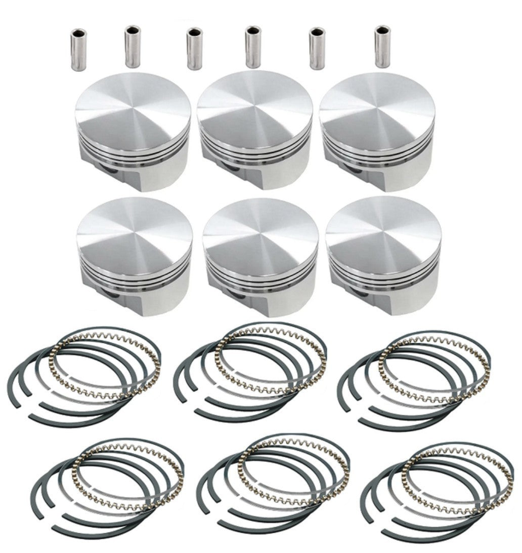 Piston Set STD Holden HR HK HT HG 1966-1971 186 6 Cylinder Red Motor 3.0L 