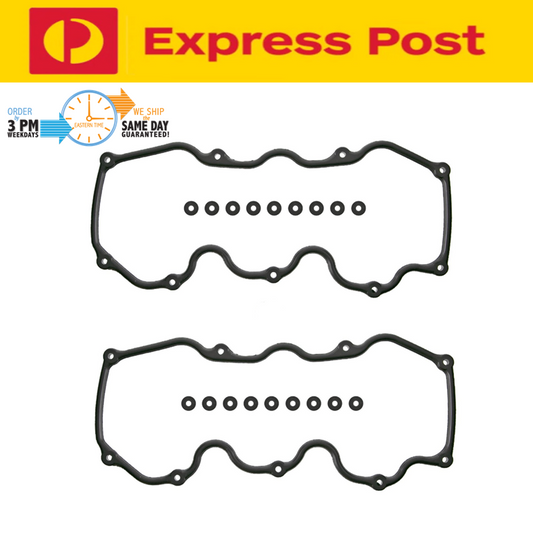2 X Valve Tappet Rocker Cover Gasket Kit for Nissan Pathfinder R50 3.3L VG33E