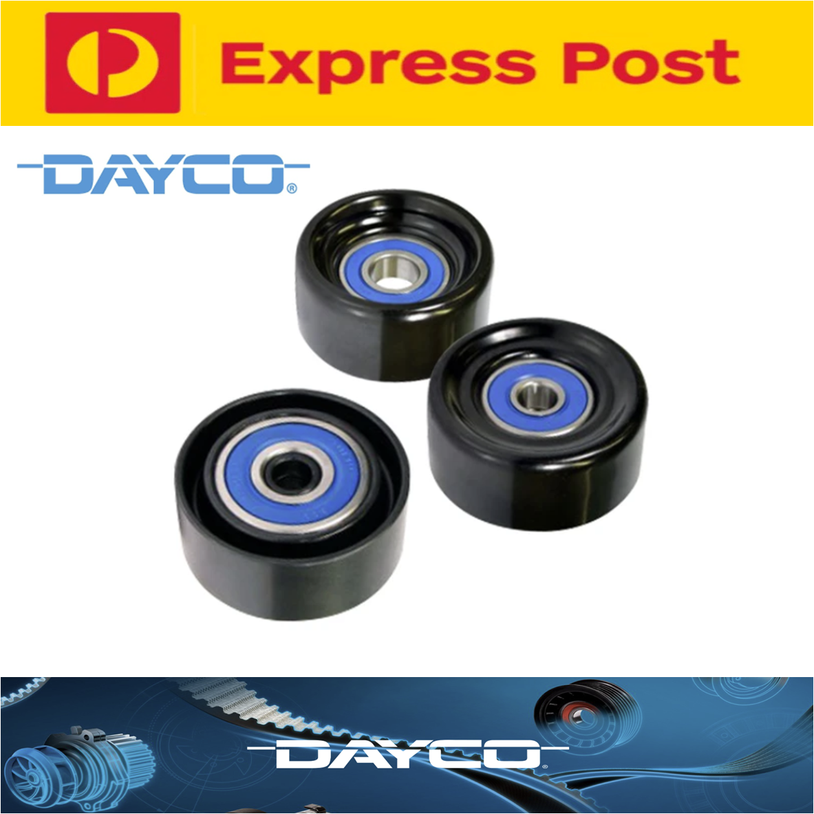 HOLDEN COMMODORE VSII VT METAL PULLEY UPGRADE KIT for ECOTEC 3.8 Litre V6