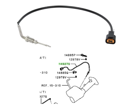 Exhaust Gas Temperature DPF Sensor for Mitsubishi Pajero 4M41 3.2 Diesel POSTDPF