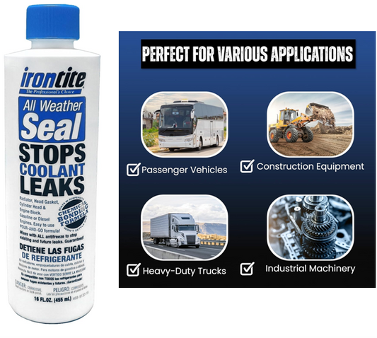 Irontite All Weather Seal 16Oz Radiator Head Gaskets Cylinder Heads Engine Block